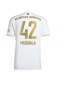 Fotbalové Dres Bayern Munich Jamal Musiala #42 Venkovní Oblečení 2022-23 Krátký Rukáv